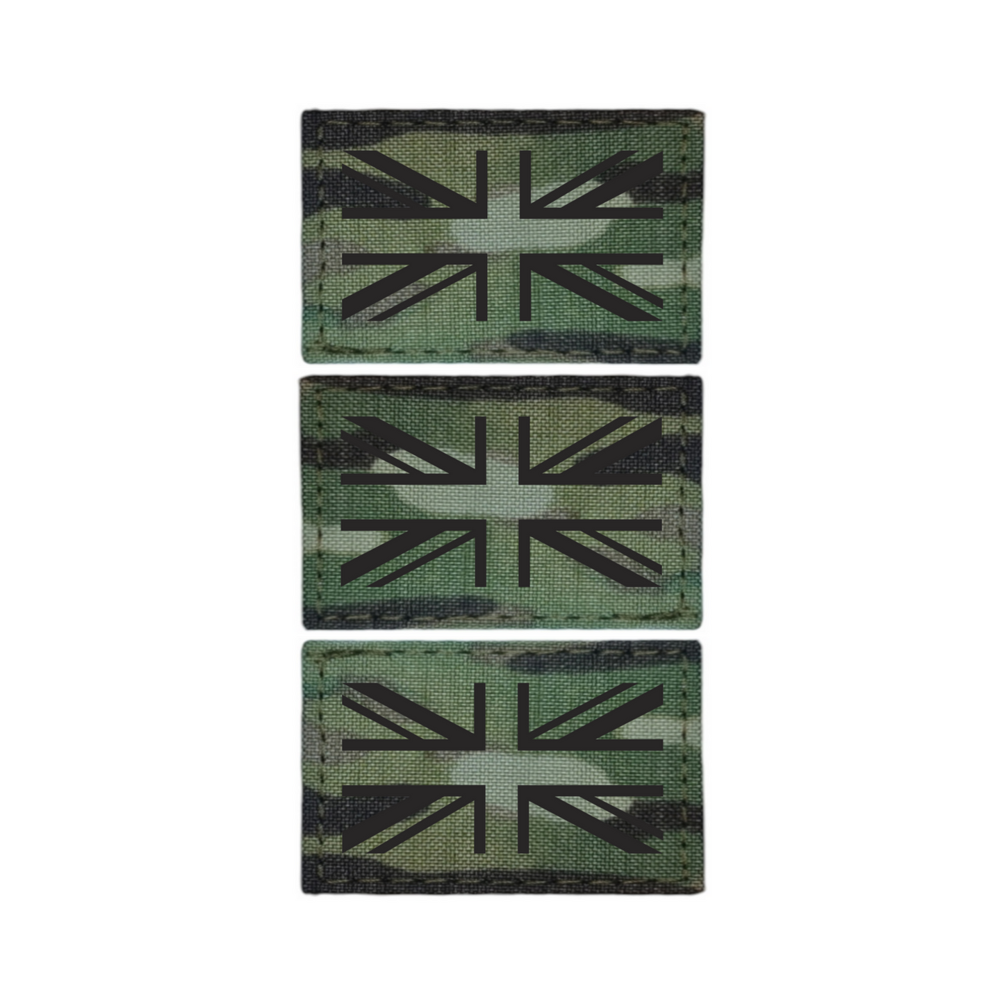 Union Jack Laser Cut Velcro Patch, MINI