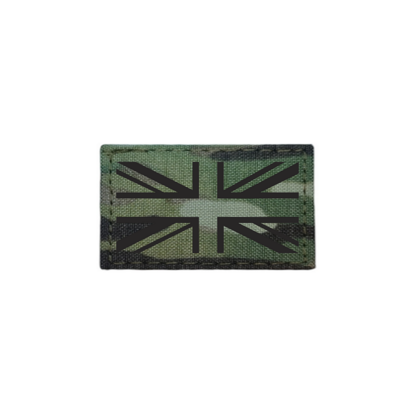 Union Jack Laser Cut Velcro Patch, MIDI