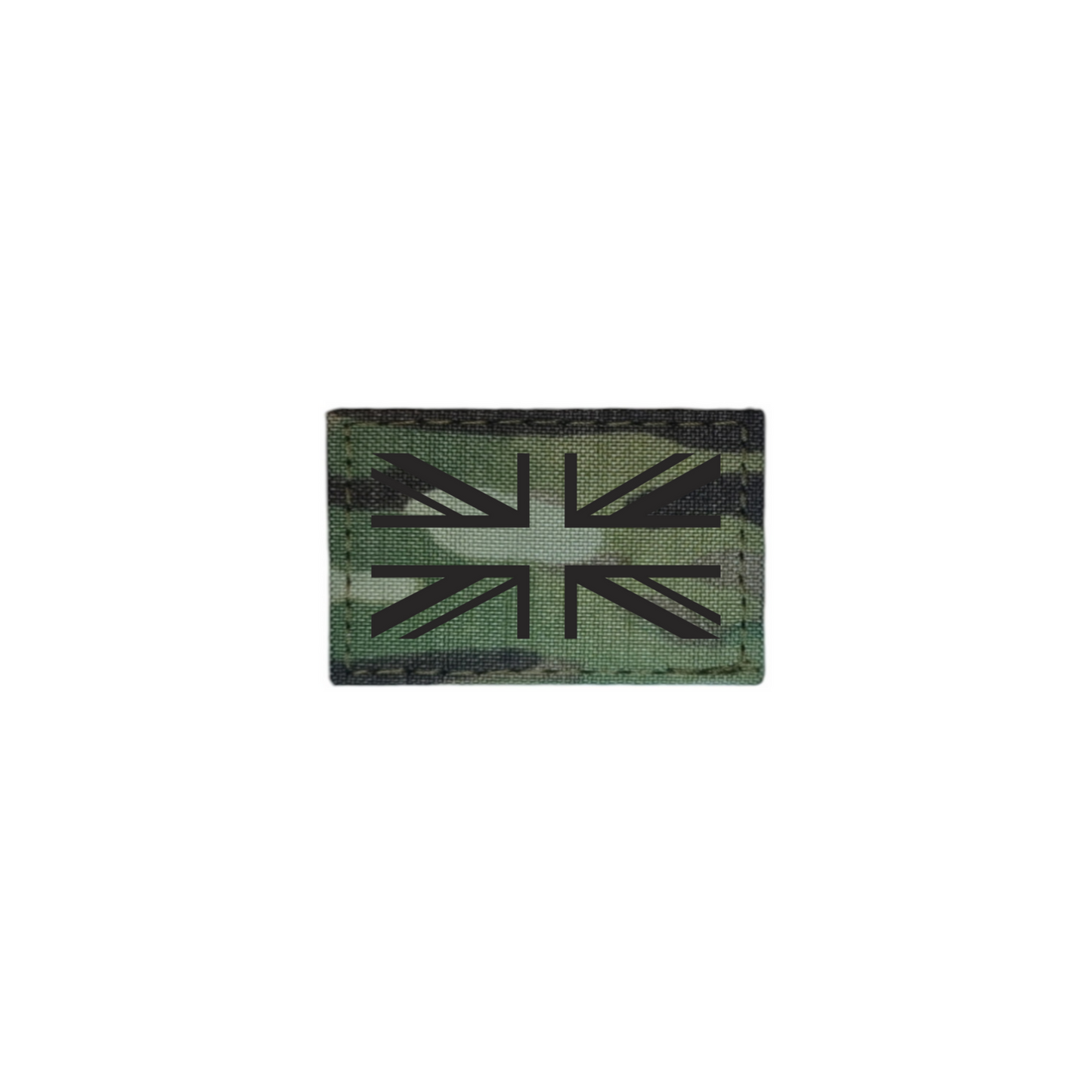 Union Jack Laser Cut Velcro Patch, MINI