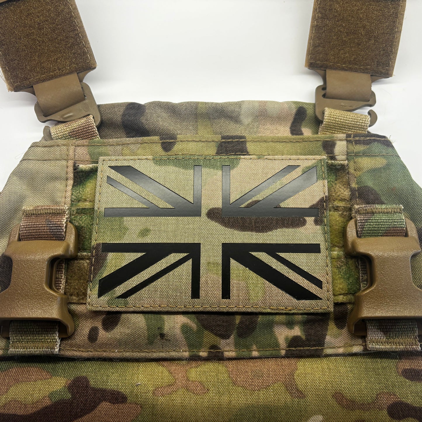 Union Jack Laser Cut Velcro Patch, Large